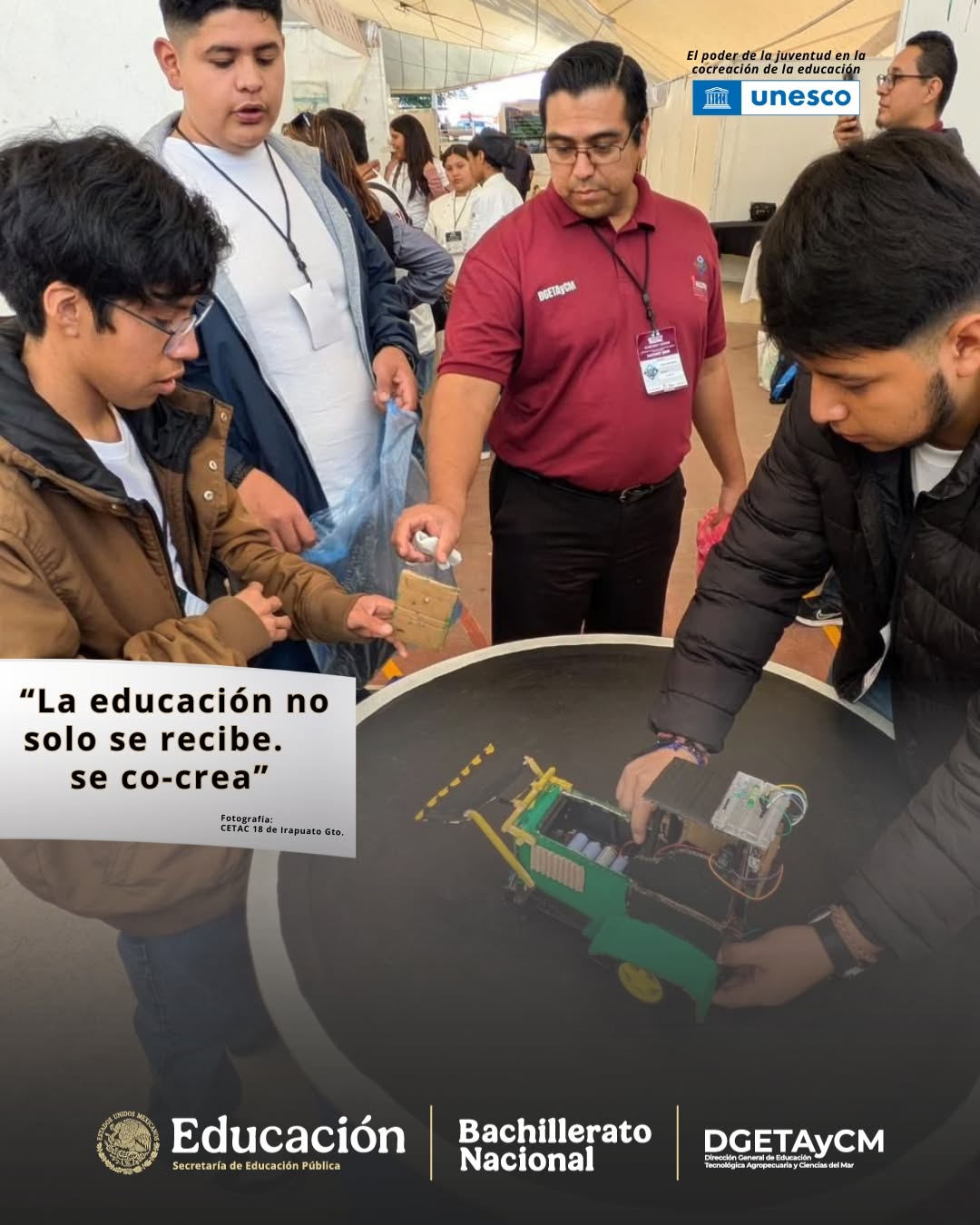 Campaña: la educación no solo se recibe, se co-crea